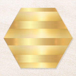 Imitate Gold Elegante Moderne Blank Template Trend Untersetzer