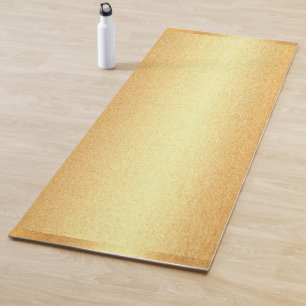 Imitate Gold Fitness Sport Elegante Vorlage Trendy Yogamatte