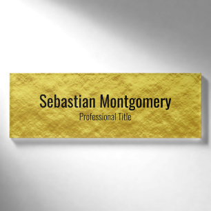 Imitate Gold Fohlen Berufliche Bezeichnung Markier Namenschild