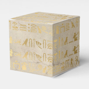 Imitate Gold Foil Ägyptisches Themenfeld Gastgesc Geschenkschachtel