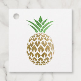 Imitate Gold Foil Ananas Event Planner Geschenkanhänger