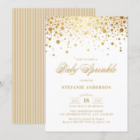 Imitate Gold Foil Confetti Dots Baby Sprinkle