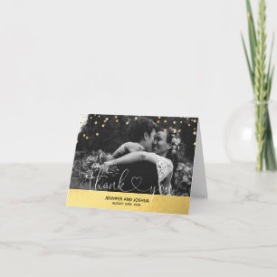 Imitate Gold Foil Confetti Vielen Dank für Ihre Ho Dankeskarte