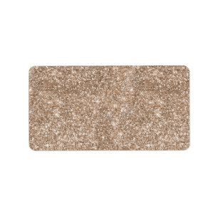 Imitate Gold Foil Glitzer Hintergrund Sparkle-Vorl Adressaufkleber