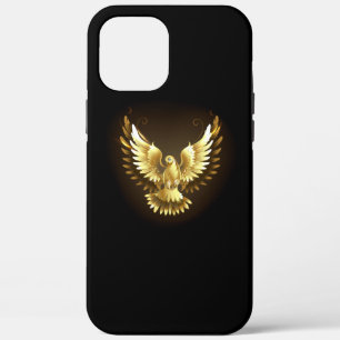 Imitate Gold Foil Peace Dove auf Black Case-Mate iPhone Hülle