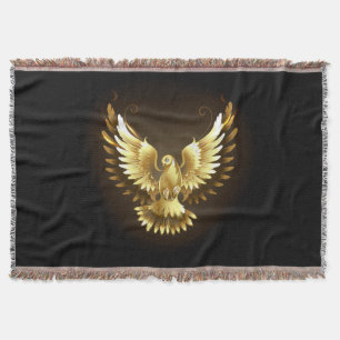Imitate Gold Foil Peace Dove auf Black Decke