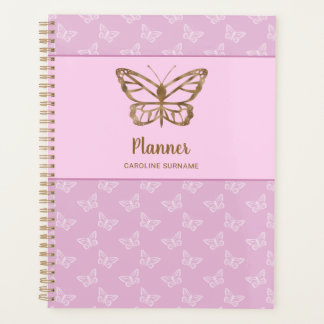 Imitate Gold Foil schauen Schmetterling auf Lavend Planer