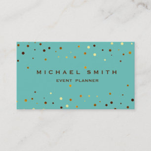 Imitate Gold Foil Subtle Glitzer Business Card Visitenkarte