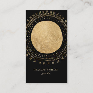 Imitate Gold Fox Sun Business Card Visitenkarte
