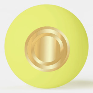 Imitate Gold Glamour Modevorlage kundenspezifisch Tischtennisball