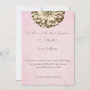 Imitate Gold Glitzer Foil Sonnenblume Inspiriert H Save The Date