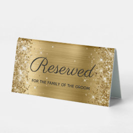 Imitate Gold Glitzer und Foil vorbehalten Tischaufsteller