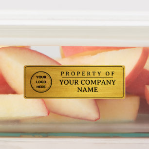 Imitate Gold hinzufügen Logo-Eigenschaft Etiketten
