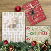Imitate Gold Metalik Typografie Weihnachtsschlampe