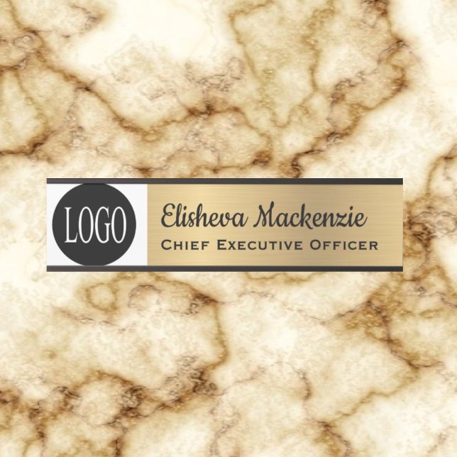 Imitate Gold Office Türsignatur Ihr Logo hier Türschild (Von Creator hochgeladen)