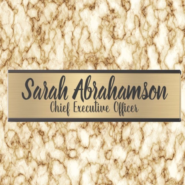 Imitate Gold Office Türsignaturen Namensplatte Türschild (Von Creator hochgeladen)