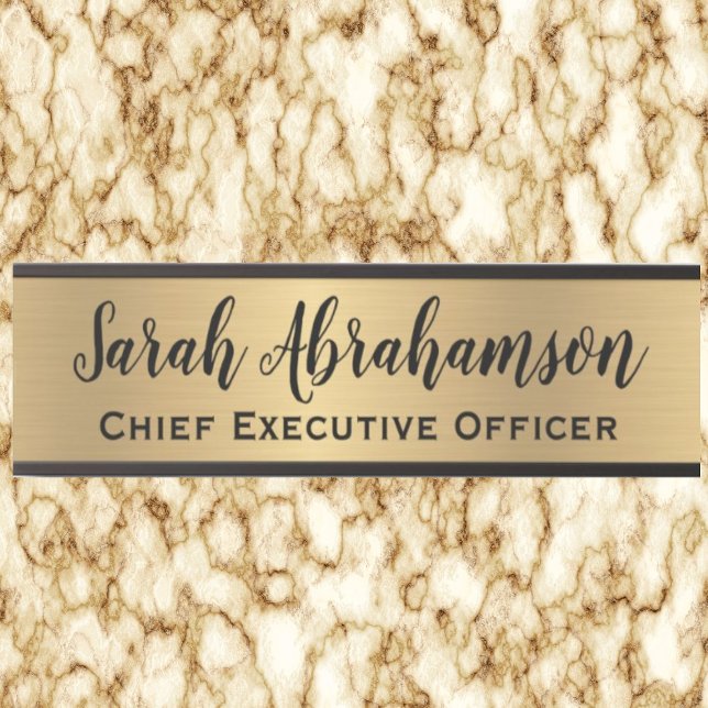 Imitate Gold Office Türsignaturen Namensplatte Türschild (Von Creator hochgeladen)