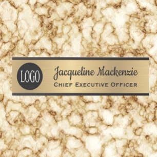 Imitate Gold Office Türsignaturen Namensplatte Türschild