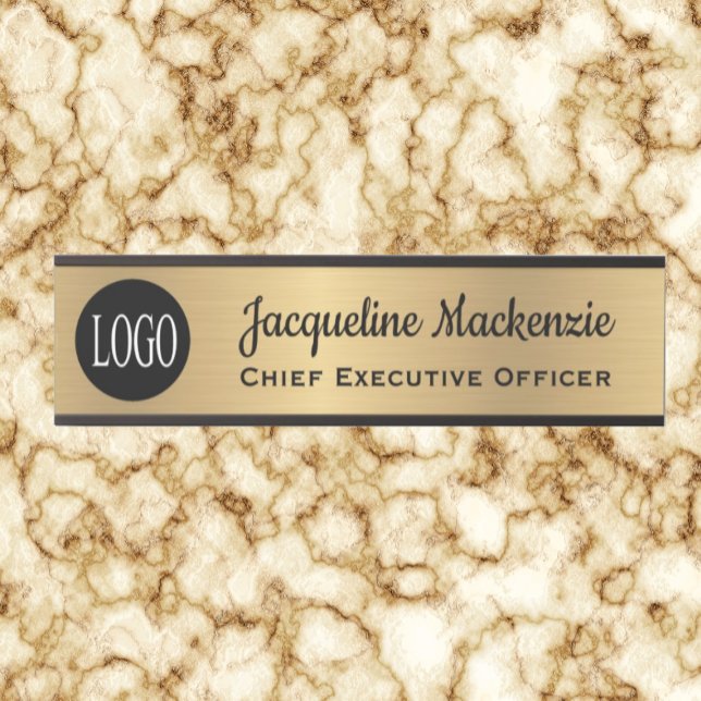 Imitate Gold Office Türsignaturen Namensplatte Türschild (Von Creator hochgeladen)