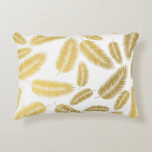 Imitate Gold Palm Blätter Muster