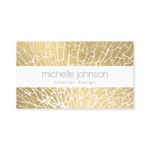 Imitate Gold Sea Fan Korallen Muster