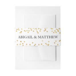Imitate Gold Sparkle Confetti Hochzeit in | Bauchb Einladungsbanderole