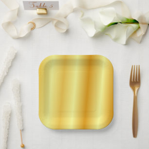 Imitate Gold Template Trendy Elegant Glamour Pappteller