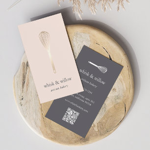 Imitate Gold Whisky Bäckerei KOCH Caterer QR Visitenkarte