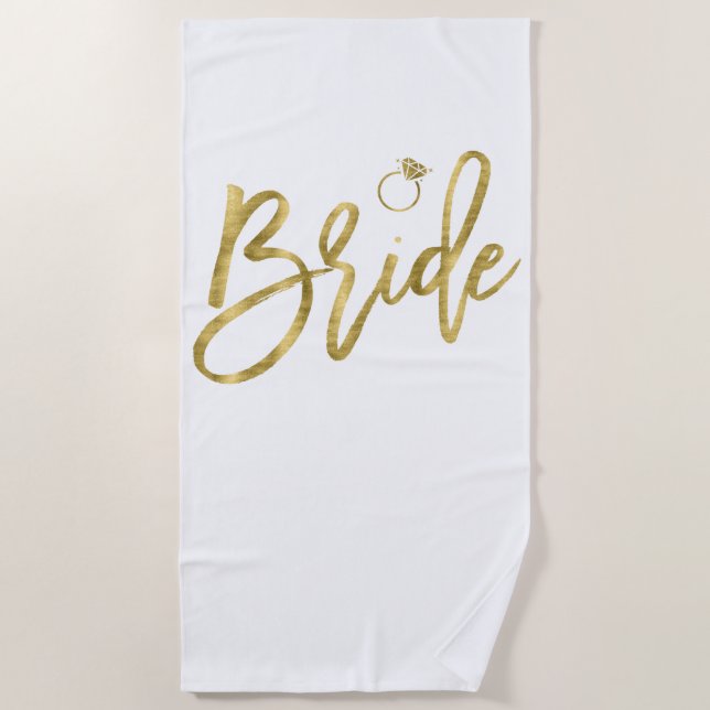 Imitate Goldbrille mit Klingeltücher Strandtuch (Vorderseite)