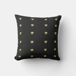 Imitate Goldene Liebe Herz Kissen
