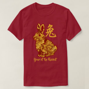 Imitate goldenes Jahr des Kaninchens T-Shirt