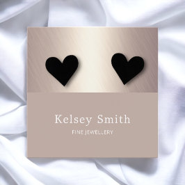 Imitate Goldfolie auf Bronze Earring Display Card