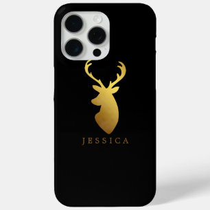 Imitate Goldfolie Hirschkopf Personalisiert Case-Mate iPhone Hülle