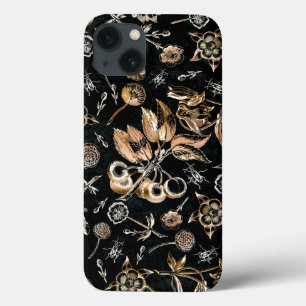 Imitate Goldkäfer Blume Blätter Kirschfrüchte Case-Mate iPhone Hülle