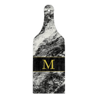 Imitate Granit Mit Monogramm Glasschneidplatte Schneidebrett