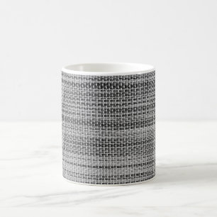 Imitate Grau Stoff Kaffeemaschine Tasse