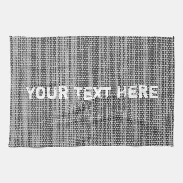 Imitate Grau Stoffe Küchentücher mit individuellem (Horizontal)
