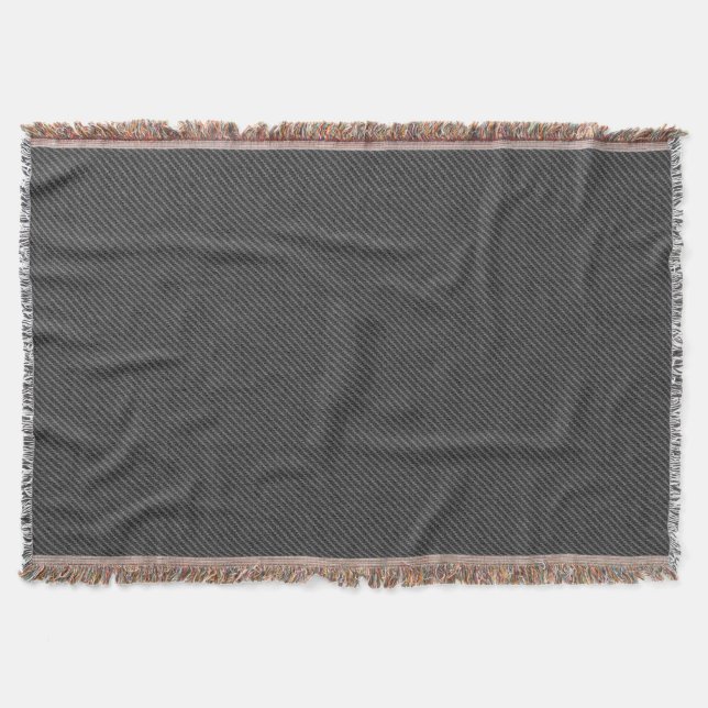 Imitate Gray Jeans Throw Blanket Decke (Vorderseite)
