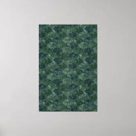 Imitate Green Stone Mermaid Scales Leinwanddruck