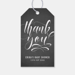 Imitate Handschrift Chalkboard Danke Geschenkmarke Geschenkanhänger