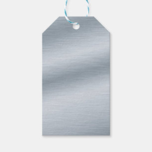 Imitate - Hintergrund gebürstet Geschenkanhänger
