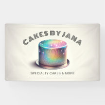 Imitate Holographic Rainbow Glitzer Cake Bäckerei
