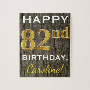 Imitate Holz, Imitate Gold 82. Geburtstag + Indivi