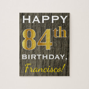 Imitate Holz, Imitate Gold 84. Geburtstag + Indivi