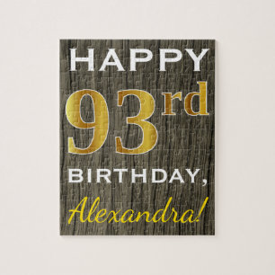 Imitate Holz, Imitate Gold 93. Geburtstag + Indivi