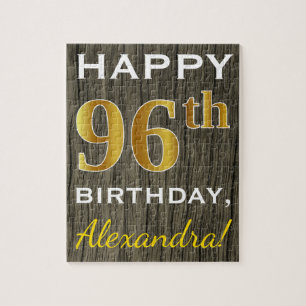 Imitate Holz, Imitate Gold 96. Geburtstag + Indivi