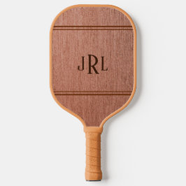 Imitate Holzkorn mit Monogramm Pickleball Schläger
