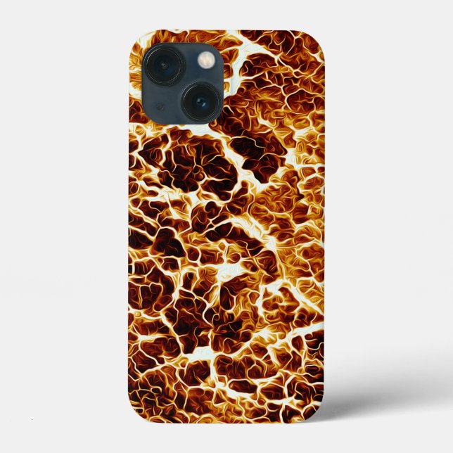 Imitate Hot Lava Textur Case-Mate iPhone Hülle (Rückseite)