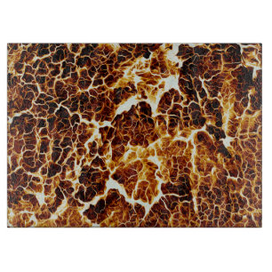 Imitate Hot Lava Textur Schneidebrett
