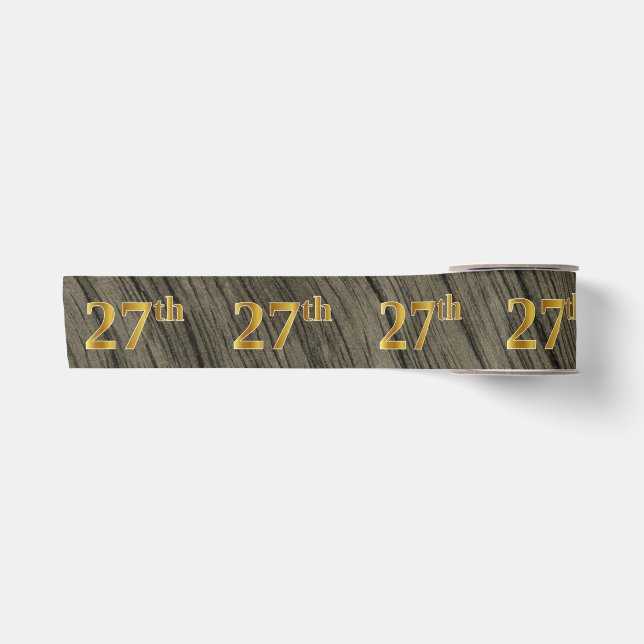 Imitate/Imitation Gold "27." Veranstaltungsnummer  Satinband (Vorderseite)